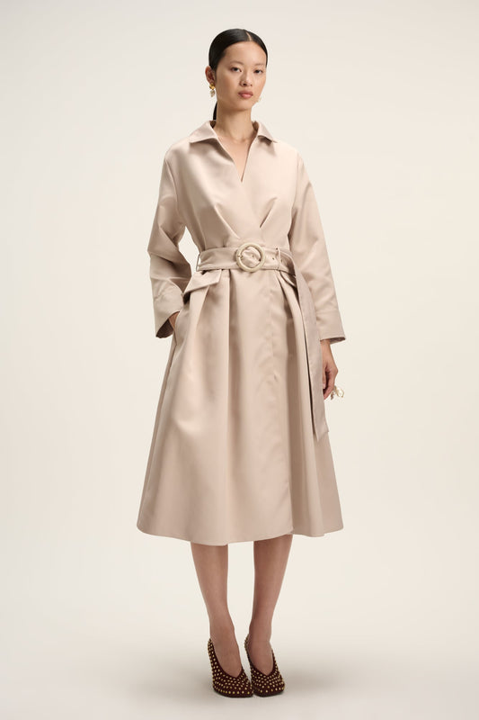 Dukka dress greige