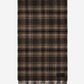Merino check scarf