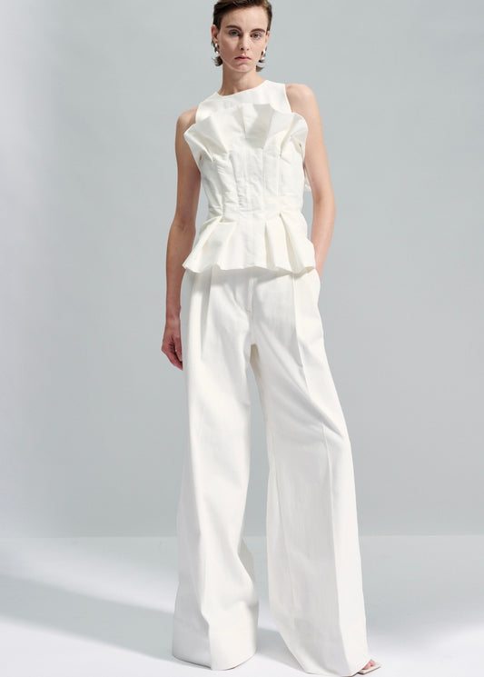 Fan top white