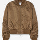 Nylon zip jacket - nougat