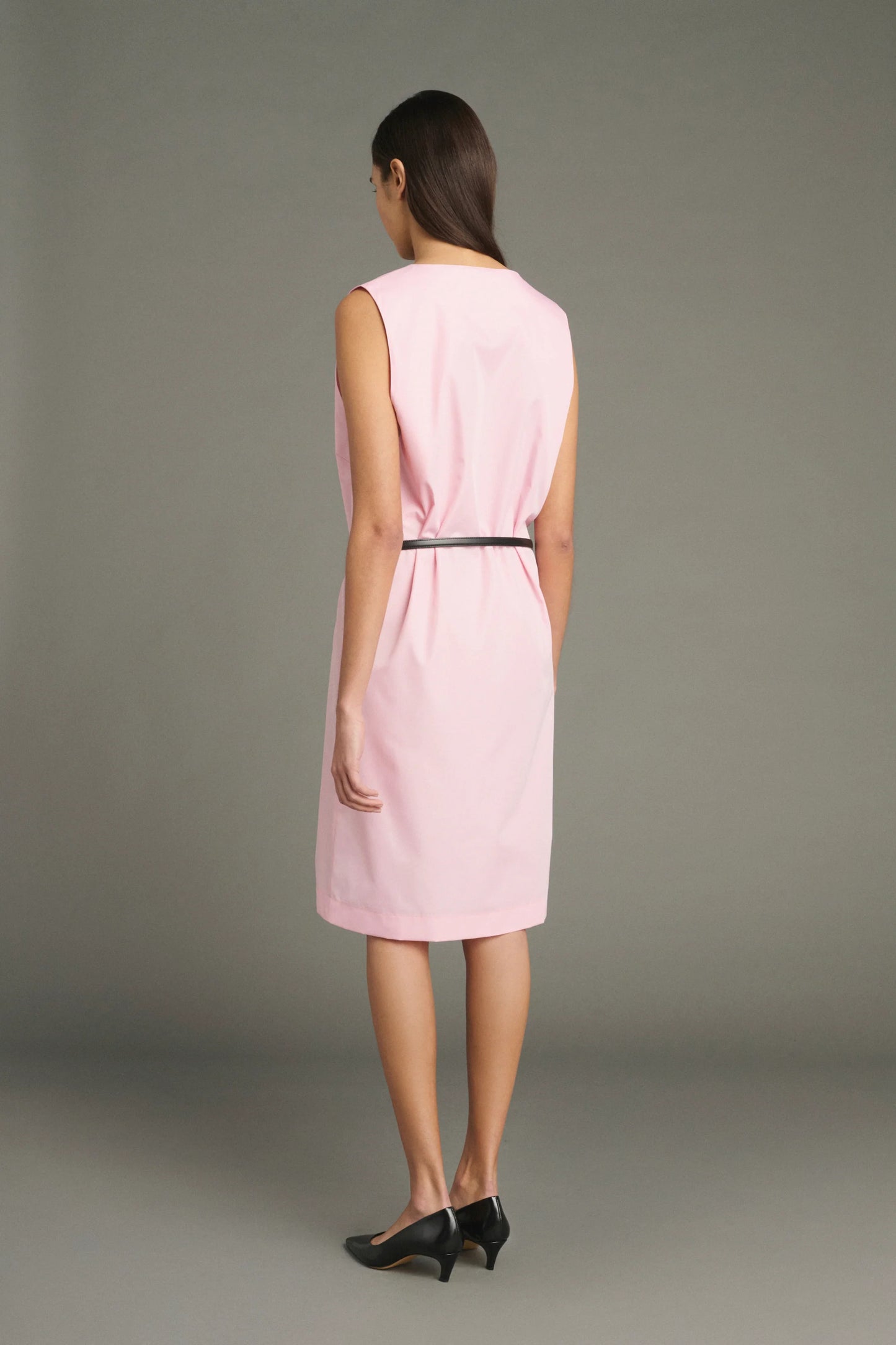 Juliette dress in pink taffeta