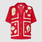 Camp shirt red ribbon