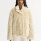 Shearling jacket chalk