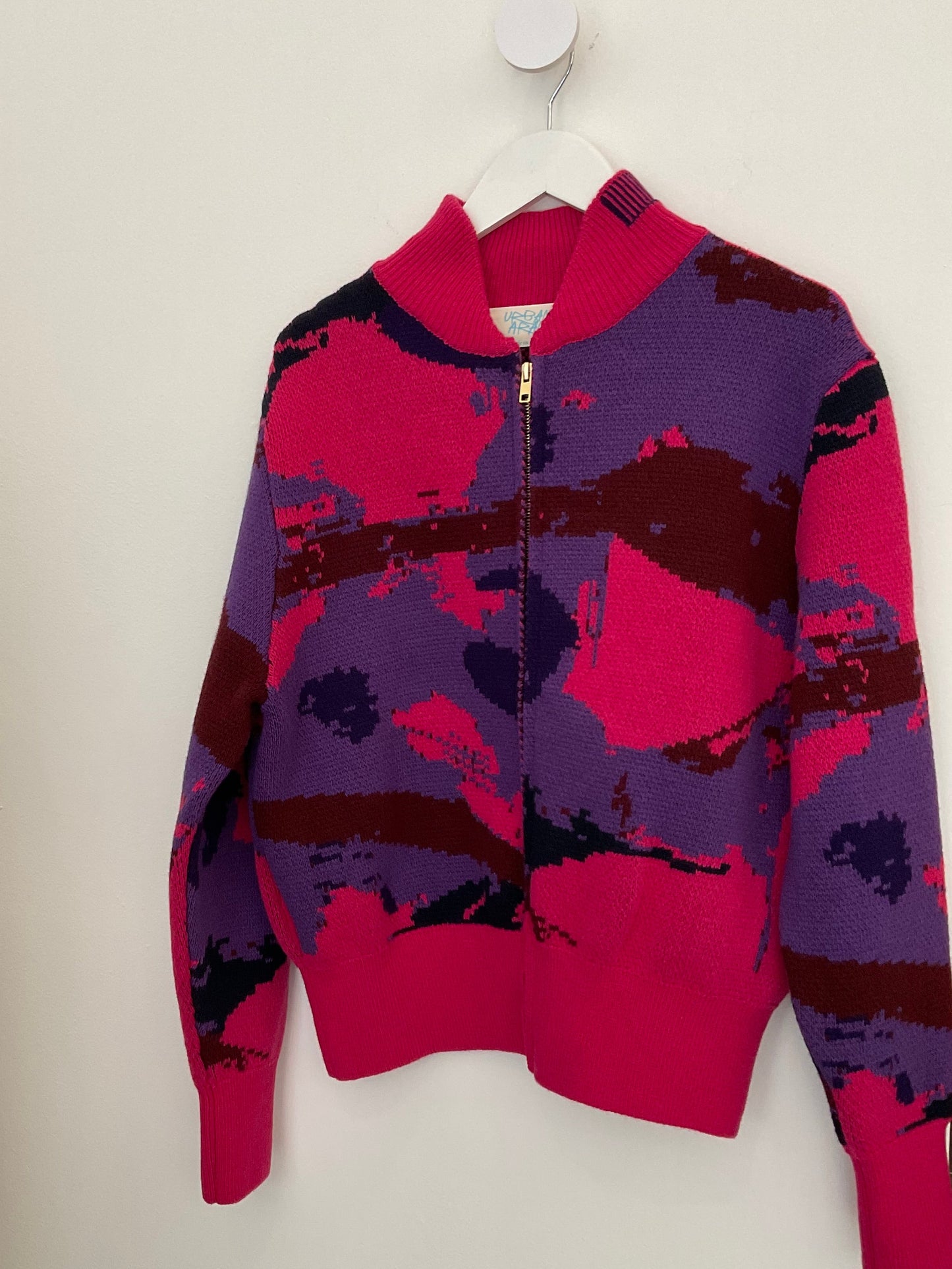 Pink zip bomber