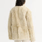 Shearling jacket chalk