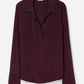 Half placket blouse