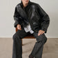 Gamma supple leather jacket
