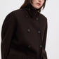 Amelia double coat dark chocolate