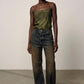 Linnea lace top - green