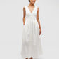 Lace trim apron dress