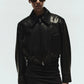 Nahla cropped jacket in navy