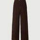 Harry trouser in waffle cotton - chocolate
