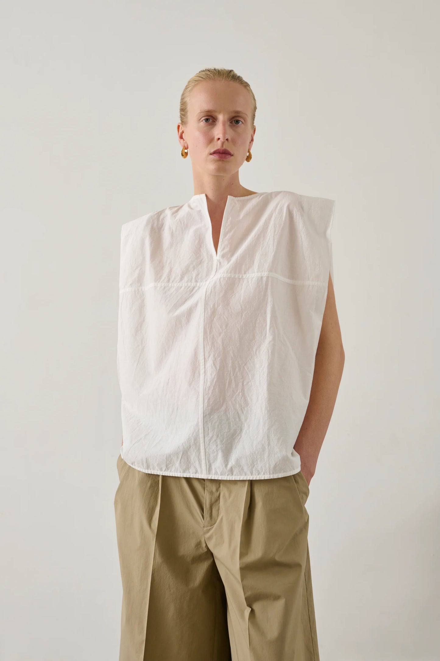 Isalys top - white