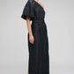 One shoulder dress black