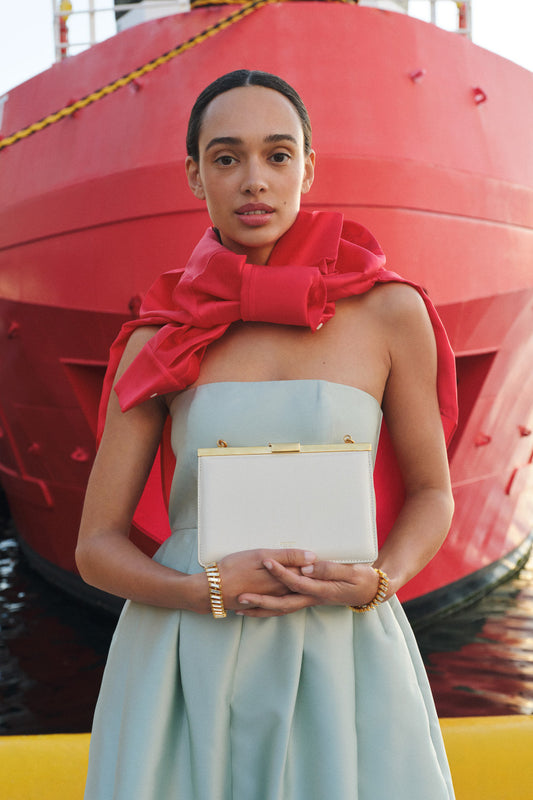 Icon clutch clotted cream