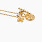 Gold Moi & Toi cluster on belcher chain
