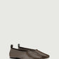 Bala flats khaki patent leather