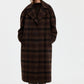 Vented coat - brown