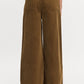 Wide leg corduroy in tobacco