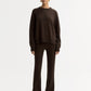 Boyfriend crewneck mocha