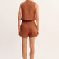 Perri short chestnut