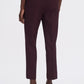 Emma cropped wool trouser burgundy