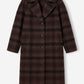 Vented coat - brown