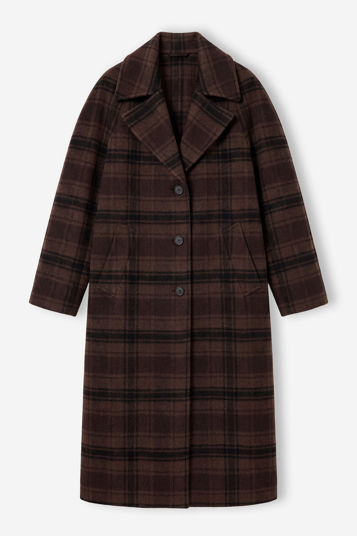 Vented coat - brown