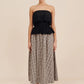 Beryl strapless top