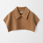 Woven collar camel
