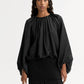 Silk blouse black