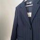 Long way jacket navy stripe