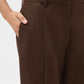 Kick flared cropped pants in espresso