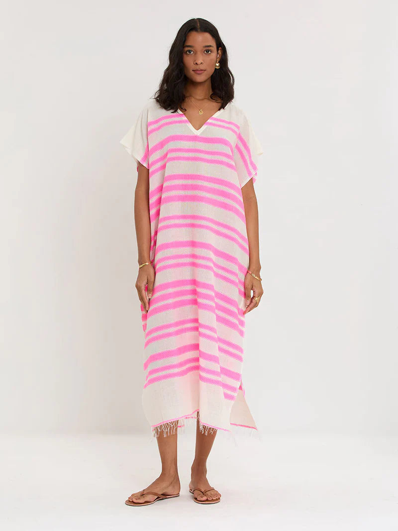 Dalila v neck caftan