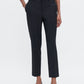 Emma cropped cool wool trouser - black