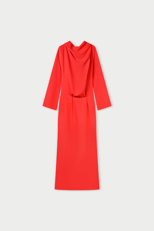 Doria dress rouge