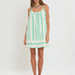 Zina swing dress - Chereka green