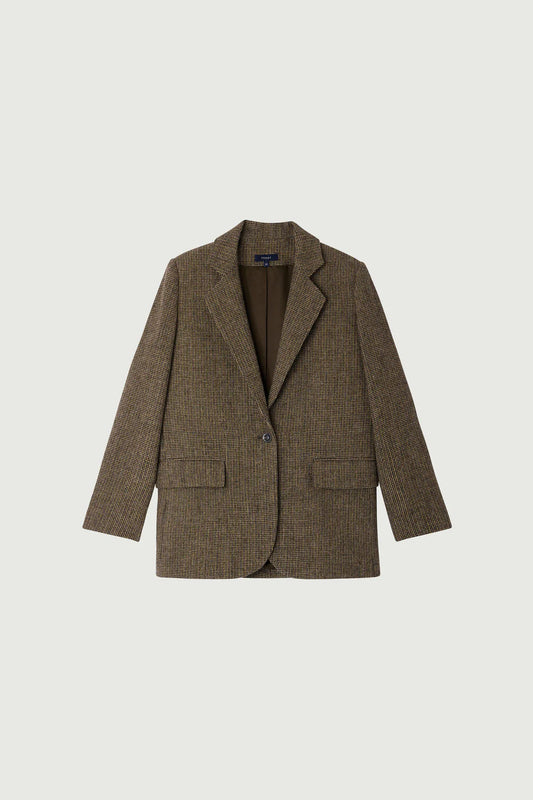 Serves jacket brown beige