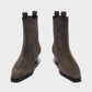 Agata cow suede leather - taupe