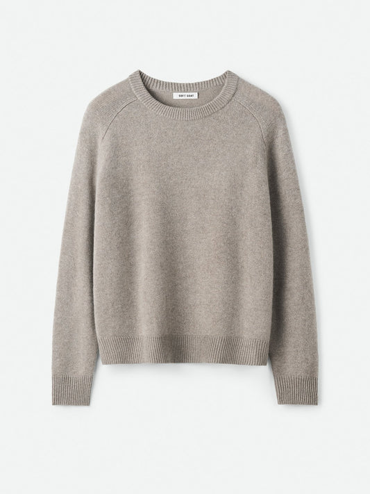 Boyfriend crewneck greige