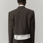 Pascale Regular Blazer - Brown Melange