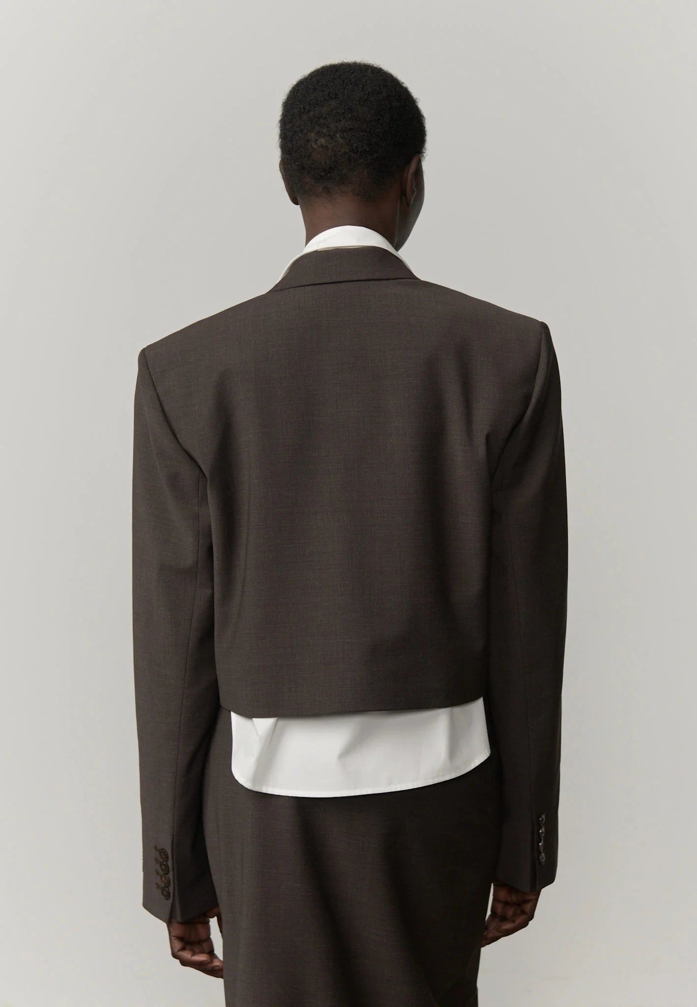 Pascale Regular Blazer - Brown Melange