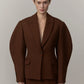 Alex Fitted Blazer - Java Brown