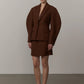 Alex Fitted Blazer - Java Brown