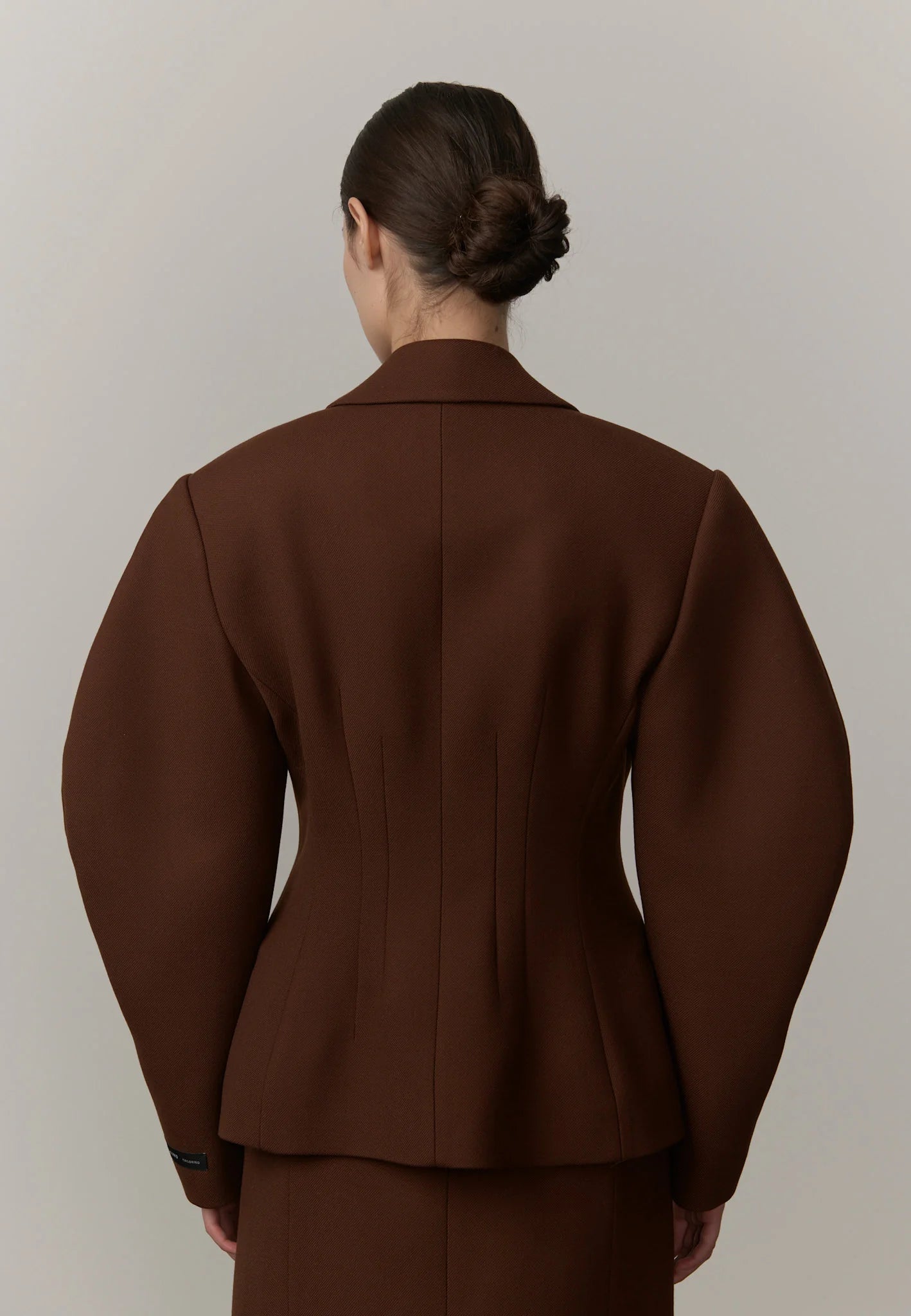 Alex Fitted Blazer - Java Brown