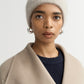 Brushed cashmere  beanie in greige