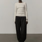 Zeth High Waist Pants - Black