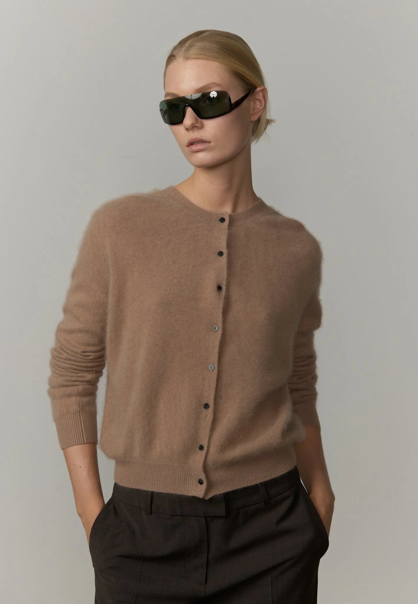 Roselle Cardigan in Croissant