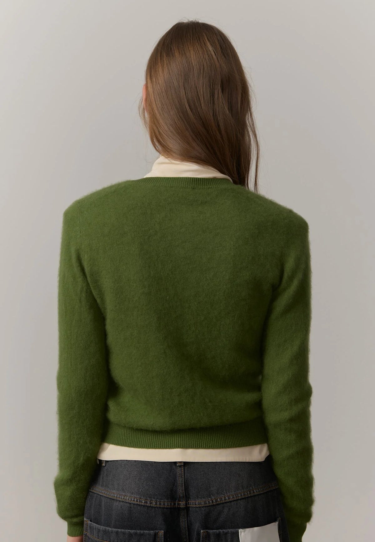 Roselle Cardigan in Green