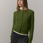 Roselle Cardigan in Green